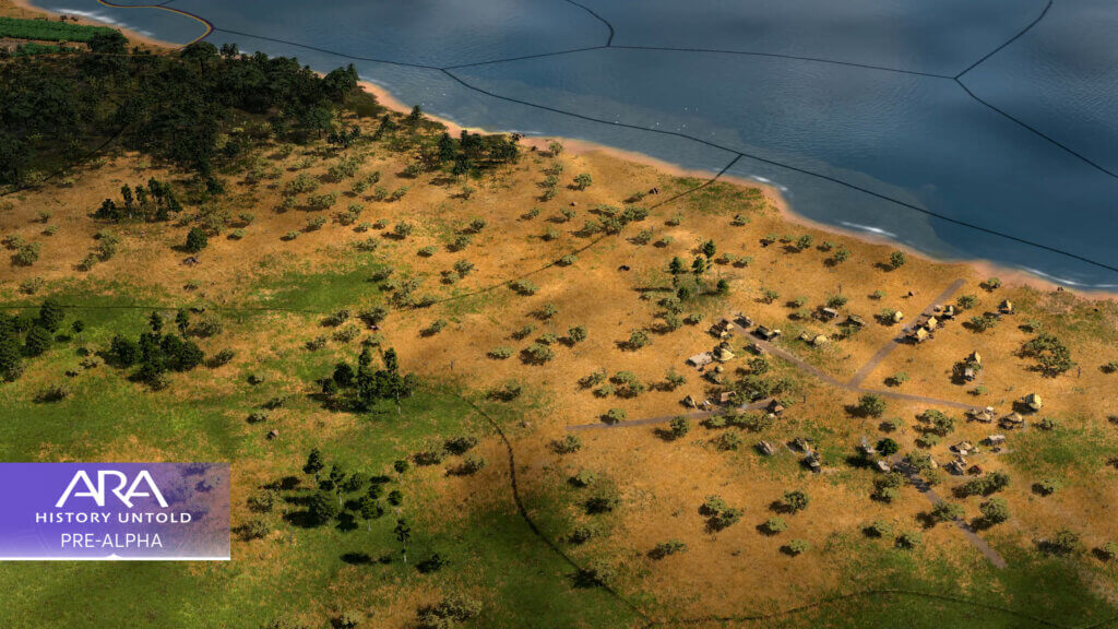 A screenshot of an Independent Settlement in Ara: History Untold.